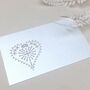 Heart Laser Cut Place Cards Pack Of 10, thumbnail 1 of 6