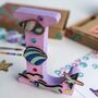 Personalised Paint Your Own Mermaid Wooden Letter, thumbnail 4 of 7