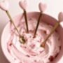 Pink Heart Fork Spoon Set, thumbnail 1 of 3