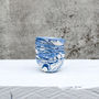 Marbled Blue And White Condiment Bowl, thumbnail 1 of 4