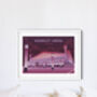 Wembley Arena London Travel Poster Art Print, thumbnail 3 of 8