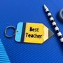 Best Teacher Pencil Keyring, thumbnail 6 of 7