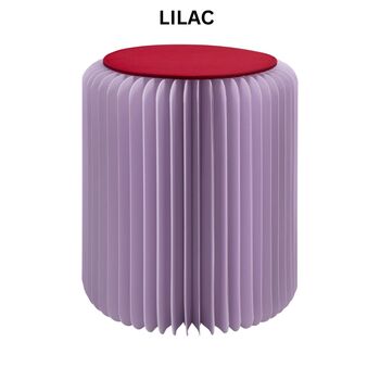 Vibrant Foldable Stool In Concertina Card With Felt Top, 3 of 11