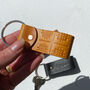 Personalised Leather Keyring With Welsh Detail, thumbnail 5 of 10