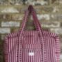 Hand Block Printed Extra Large Weekender Bag, thumbnail 4 of 7