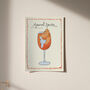 Aperol Spritz Cocktail Print, thumbnail 6 of 6