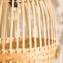 Bamboo Dome Cage Easy Fit Ceiling Shade, thumbnail 3 of 4