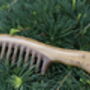 Green Sandal Wood Comb To Reduce Frizz, thumbnail 2 of 6
