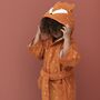 Personalised Trixie Fox Towelling Bathrobe, thumbnail 2 of 10