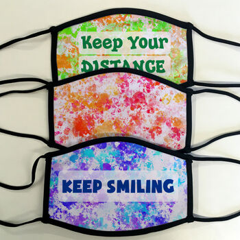 Personalised Paint Effect Face Mask, 2 of 5