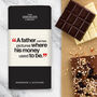 Personalised Dad Quote Chocolate, thumbnail 1 of 4