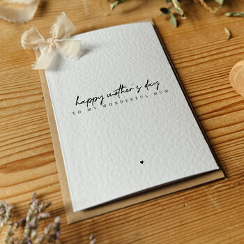 Happy Mother's Day Coloured Bow Card, 2 of 3