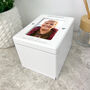 Personalised Hearts Cremation Urn For Ashes Portrait 510ml, thumbnail 6 of 9