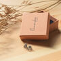 Dainty Silver Flower Earrings For Women, thumbnail 5 of 7