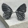 925 Sterling Silver Butterfly Statement Ring, thumbnail 2 of 8