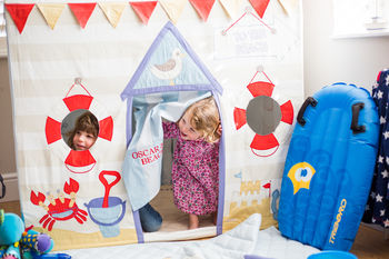 Large Children's Beach Hut And Seaside Play Tent, 2 of 9