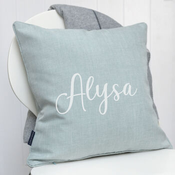 Personalised Name On Cushion, 4 of 6