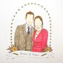 Personalised Couple Portrait In Pen And Ink, thumbnail 3 of 4