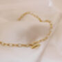 18ct Gold Plated Claw T Bar Necklace, thumbnail 2 of 10