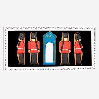 Hand Iced London Guards Letterbox Biscuits Souvenir, 2 of 4