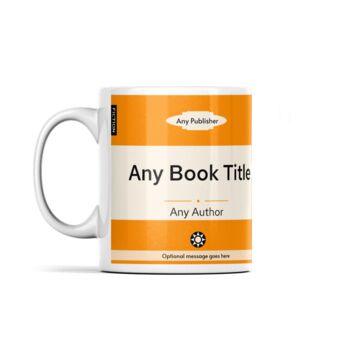 Personalised Book Cover Mug Gift For Her Or Him, 11 of 12