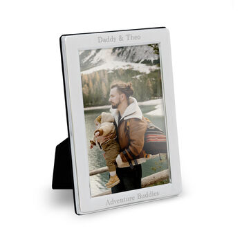Personalised Classic Silver Plated Picture Frame, 9 of 9