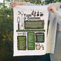 30 Years Of Gardening 30th Birthday Gift Tea Towel, thumbnail 4 of 5