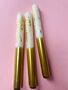 White And Gold Glitter Christmas Candles 'Angel Wings', thumbnail 1 of 4