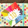 Colourful Cloud 10th Birthday Card, thumbnail 1 of 4