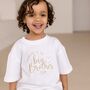 Promoted To The Big Brother/Big Sister Club Embroidered T Shirt, thumbnail 2 of 8