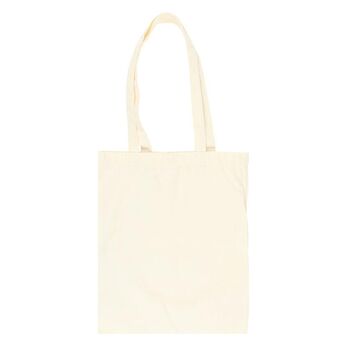 Light Luna Moth Polycotton Tote Bag, 4 of 4