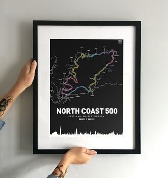 North Coast 500 Art Print Campervan, Cycling, 3 of 4