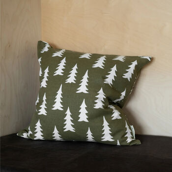 Scandi Woodland Tree Cushion, 2 of 7