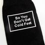 So You Don't Get Cold Feet Wedding Socks, thumbnail 8 of 8