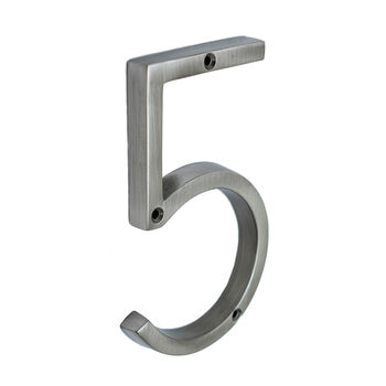 House Numbers In Pewter Finish, 6 of 11