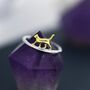 Cute Cat Ring In Sterling Silver, thumbnail 6 of 11