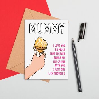 Large Size Cute Mummy Love Card, 2 of 2