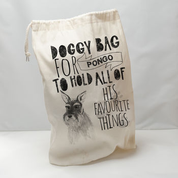 Personalised Illustrated Doggy Bag For Your Dog, 5 of 5