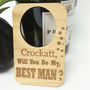 Personalised Will You Be My Best Man Bottle Label, thumbnail 4 of 10
