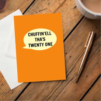 Chuffin'ell Tha's Twenty One Card, 2 of 2