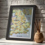 Personalised Scratch Off UK 92 Football Grounds Print, thumbnail 3 of 12