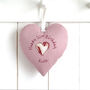 Personalised 40th Birthday Hanging Heart Gift For Her, thumbnail 2 of 12