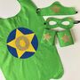 Kids Superhero Cape, Felt And Personalised With Letter, thumbnail 3 of 10