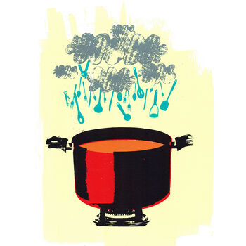 Cooking Up A Storm Screen Print Kitchen, 3 of 3