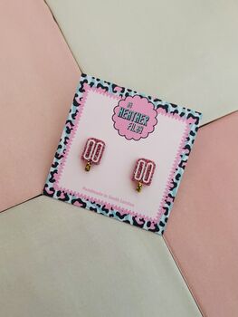 Ice Lolly Glitter Resin Studs / Summer Gift / Cute Statement Jewellery / Fun Accessories, 3 of 5