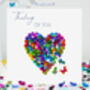 Thinking Of You Butterfly Heart Butterflies Card, thumbnail 1 of 12