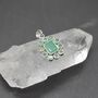 Emerald Pendant Necklace: May Birthstone, thumbnail 9 of 9