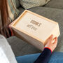 Personalised Arts And Crafts Box With Sliding Lid, thumbnail 2 of 5