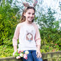 Personalised Easter Portrait Childrens Tshirt, thumbnail 2 of 7