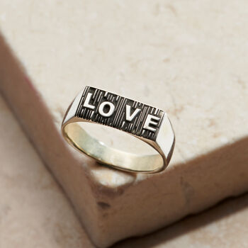 Personalised Engraved Impression Signet Ring, 5 of 10